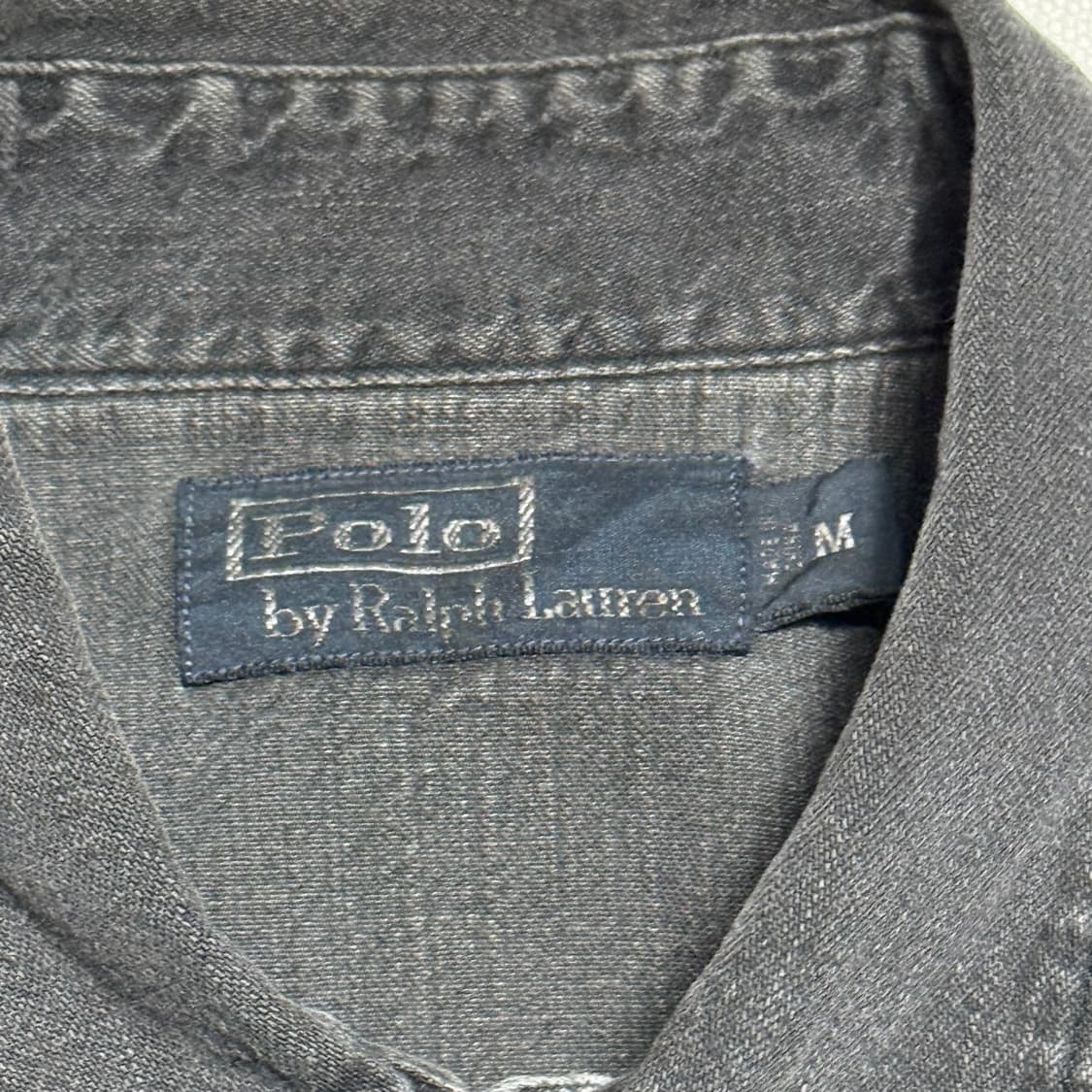 M 폴로랄프로렌 웨스턴 블랙 데님 셔츠 상품이미지4