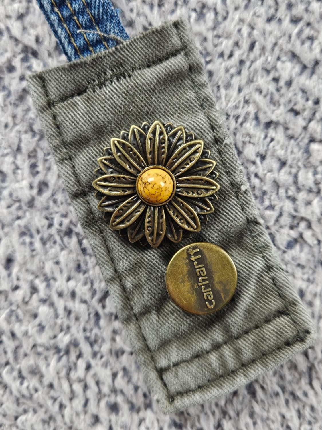 칼하트 버튼 핸드메이드 커스텀 카라비너 키링 ( OS ) / 10886 상품이미지3