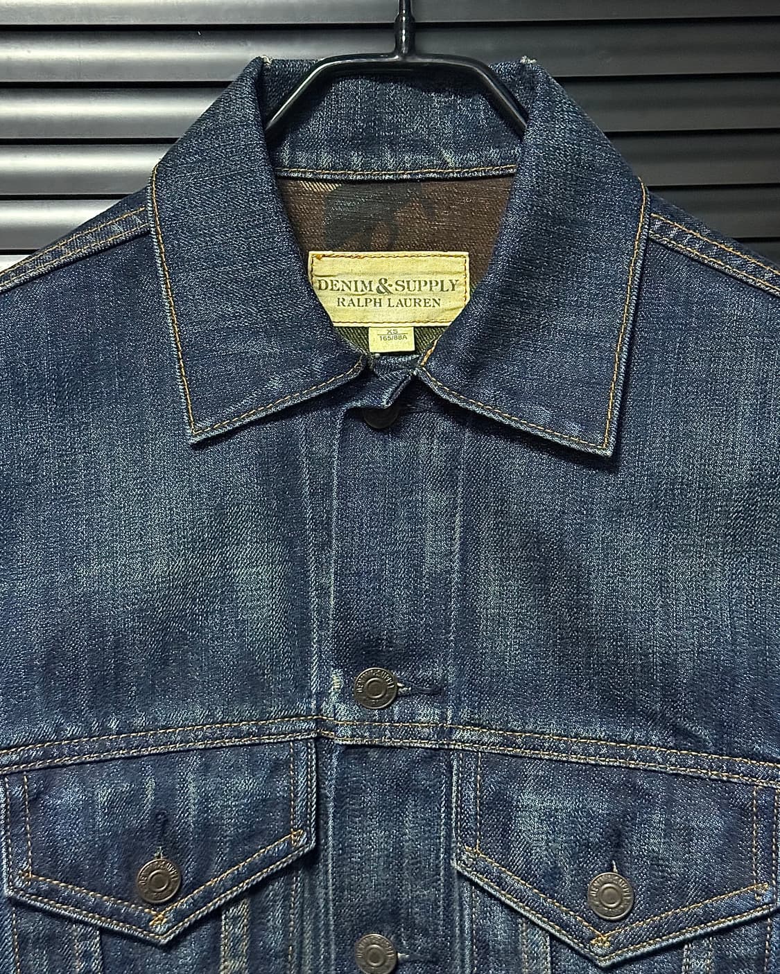 데님앤서플라이 폴로 랄프로렌 워싱 데님 청 자켓 트러커 워크 XS 카모 상품이미지1