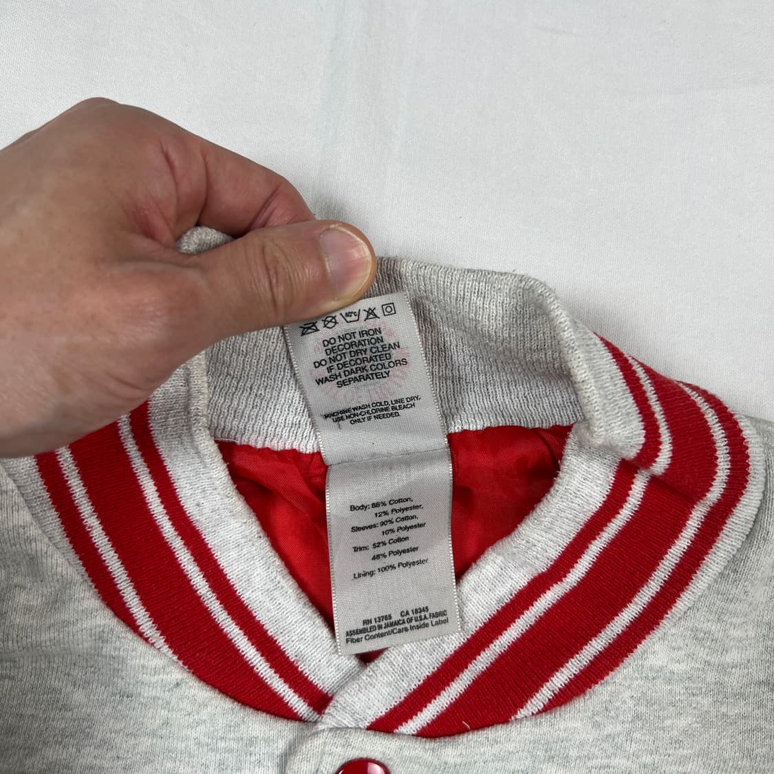 90‘s 베티붑 betty boop 카툰 그래픽 스웻 바시티자켓 상품이미지9