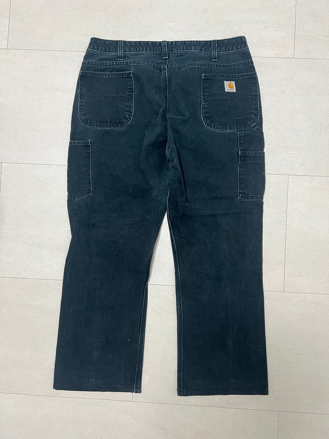 빈티지 칼하트 워크팬츠 다크그린 상품이미지2