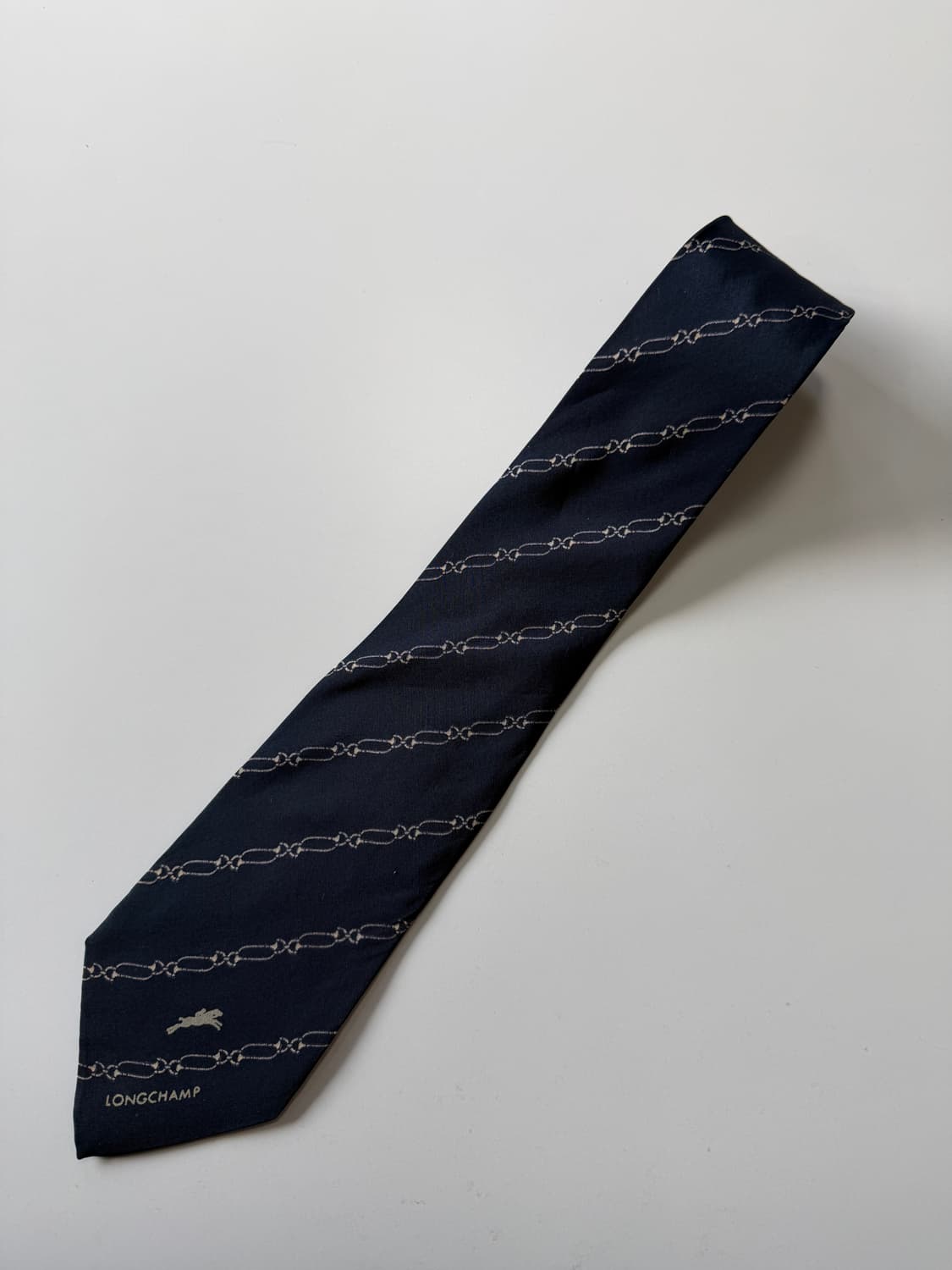롱샴 (LONGCHAMP) 실크 넥타이 7.7cm 상품이미지1