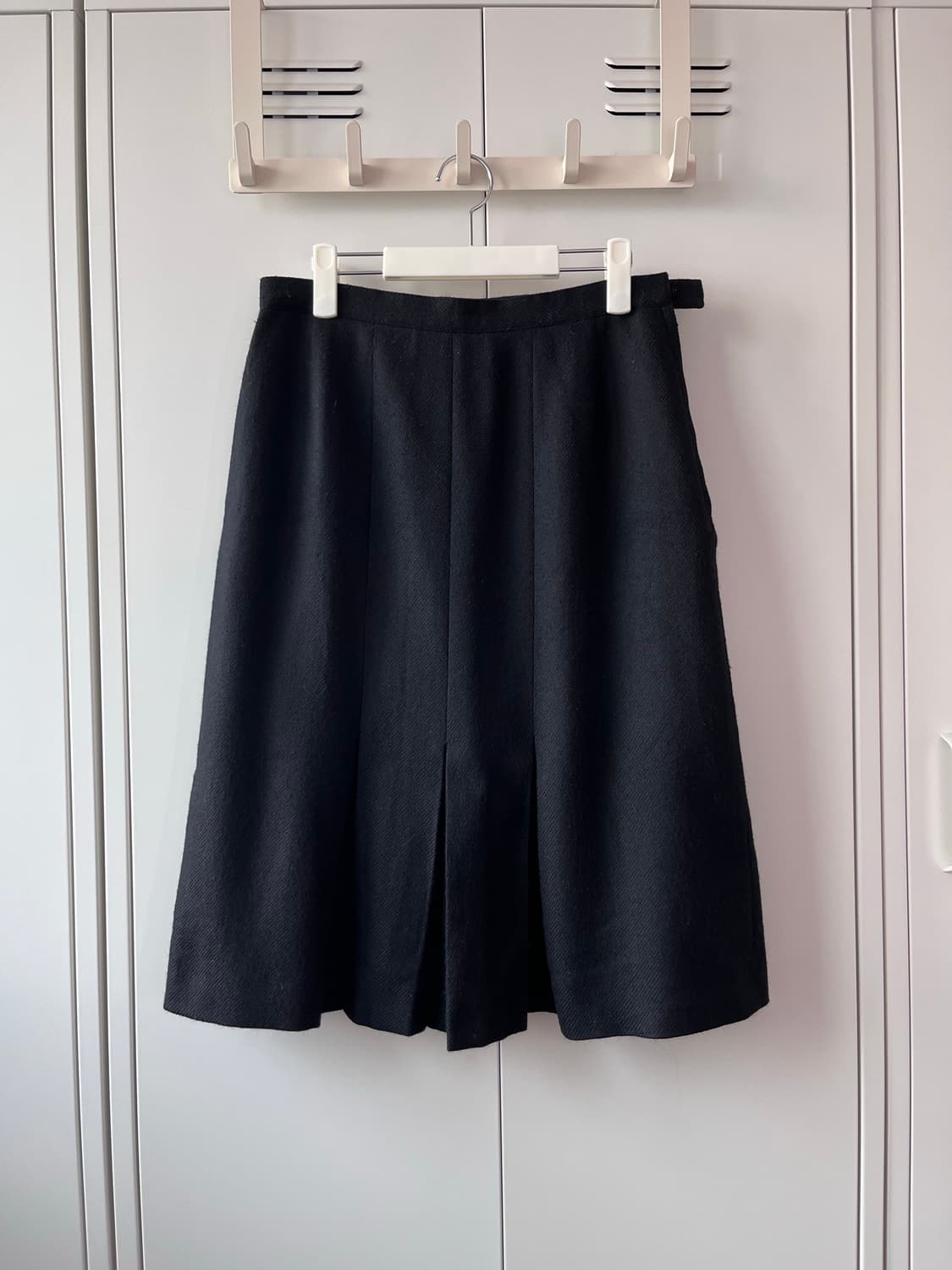 빈티지 핀턱 주름 플리츠 미디 스커트 상품이미지3