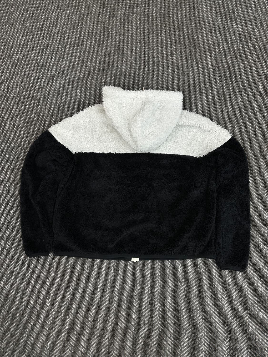 나이키 뽀글이 후리스 집업 검흰 상품이미지6