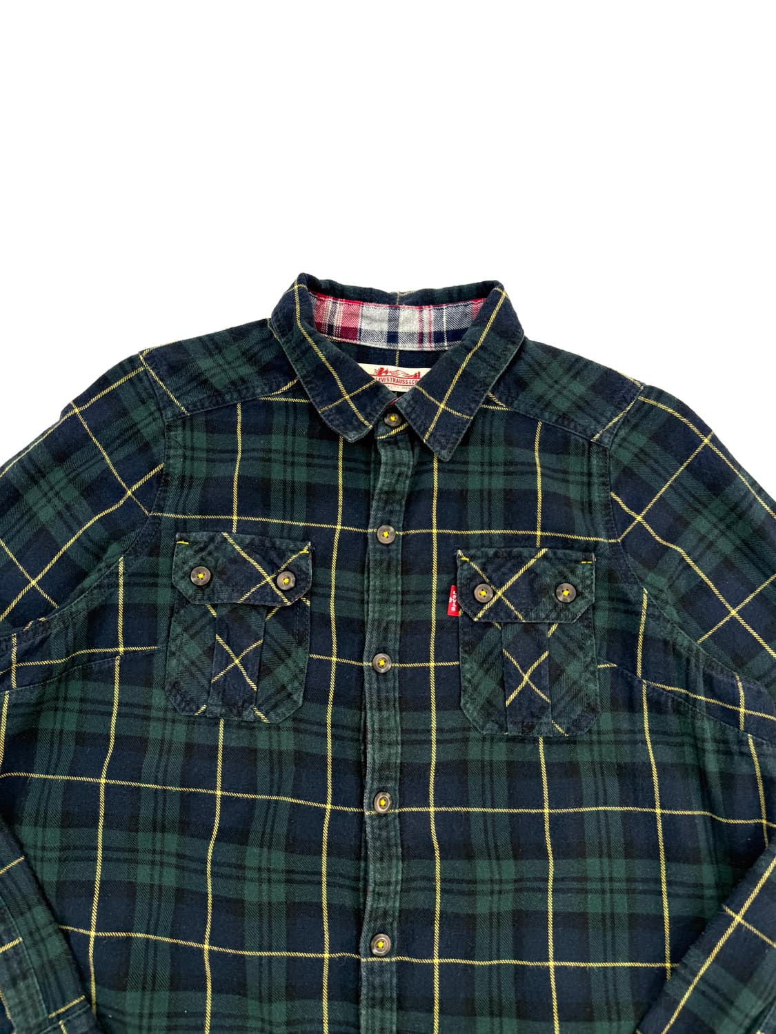 빈티지 리바이스 체크 셔츠 미니 원피스 상품이미지2