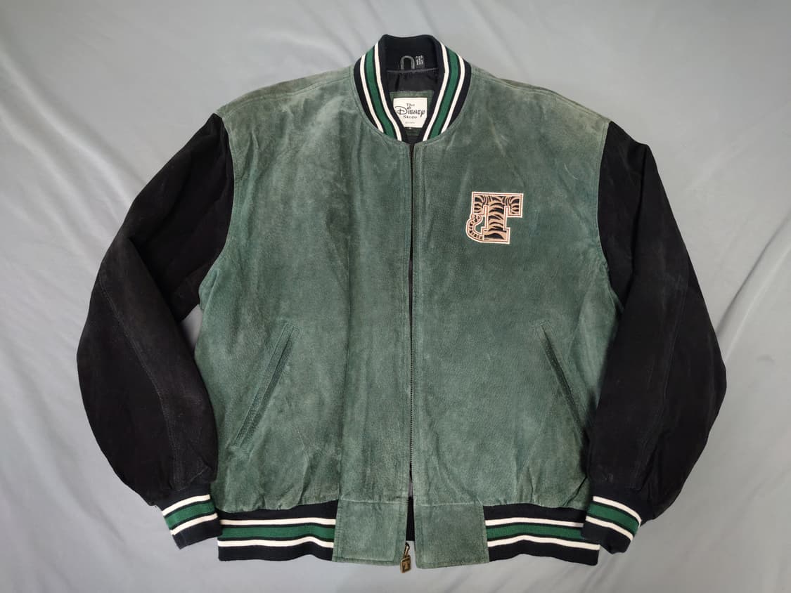 빈티지 디즈니 스웨이드 바시티 자켓(L) 상품이미지1