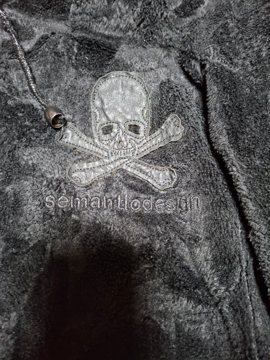 로엔x시멘틱디자인 카모패턴 스컬 후리스,재킷 상품이미지4