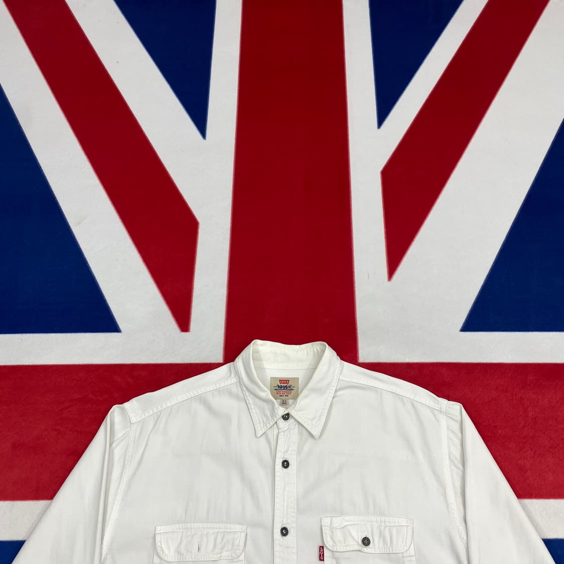 리바이스 화이트셔츠 105 실측 2XL  상품이미지2