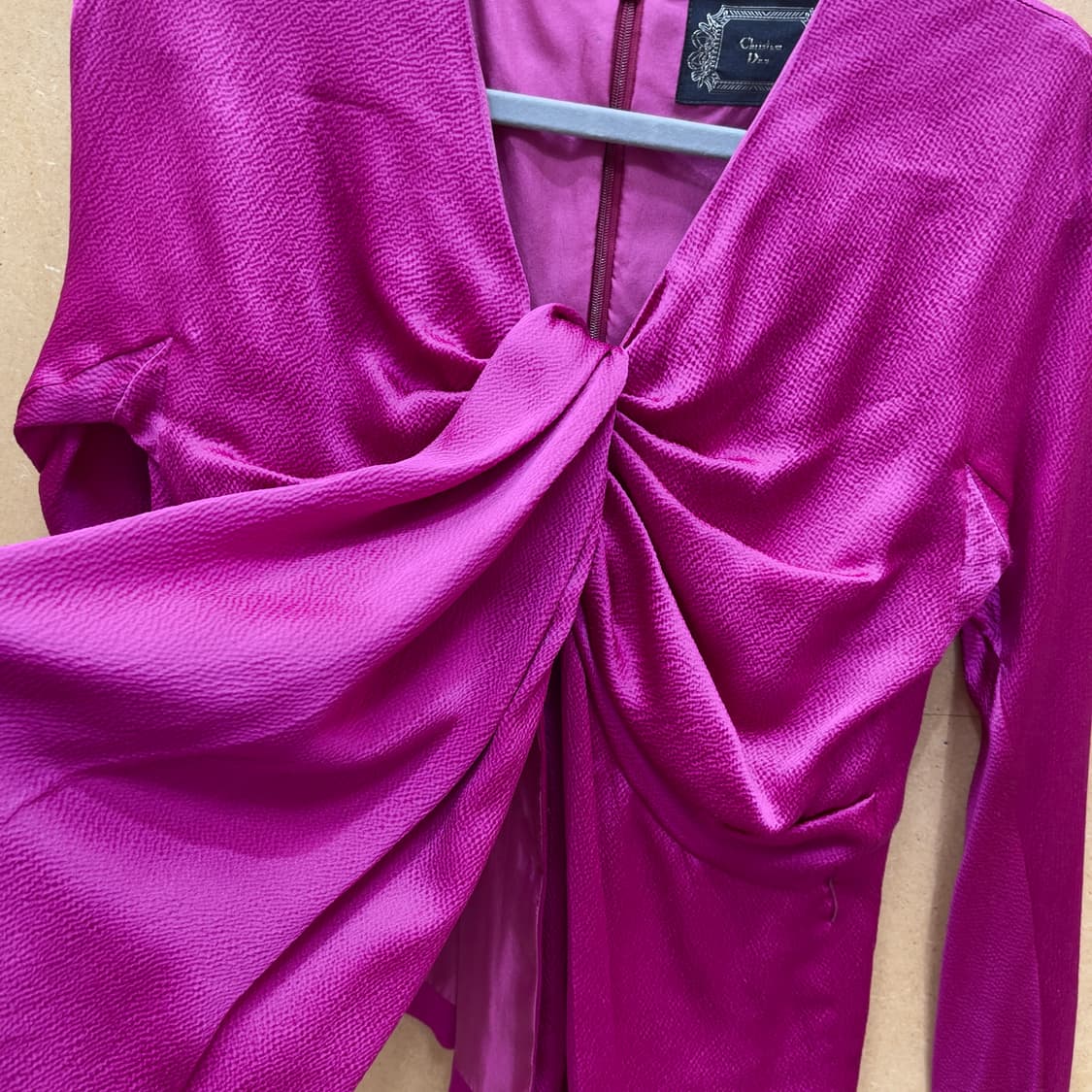 크리스찬디올 노티드 실크 블라우스 상품이미지2