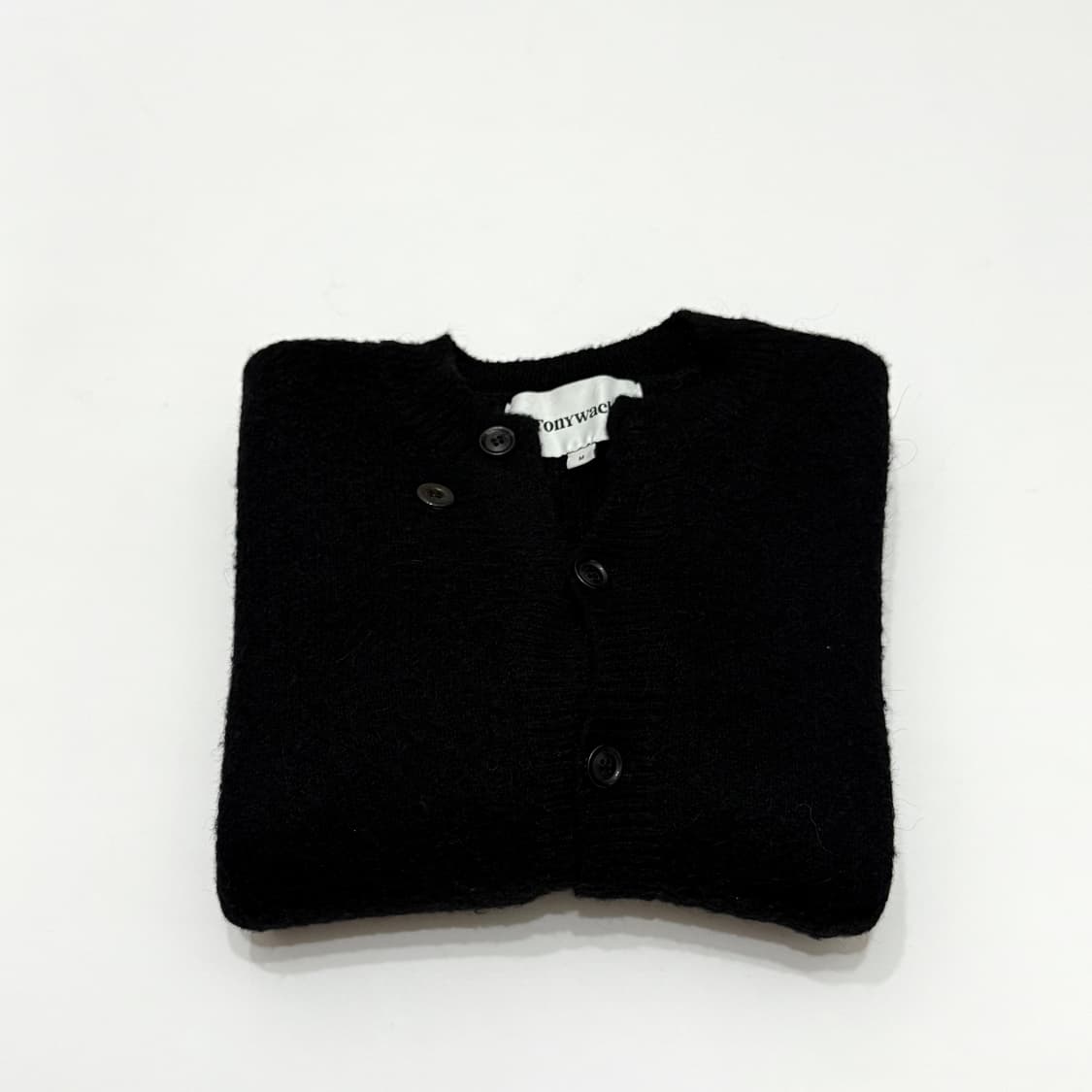 토니웩 모헤어 가디건 24FW 블랙 M사이즈 상품이미지1