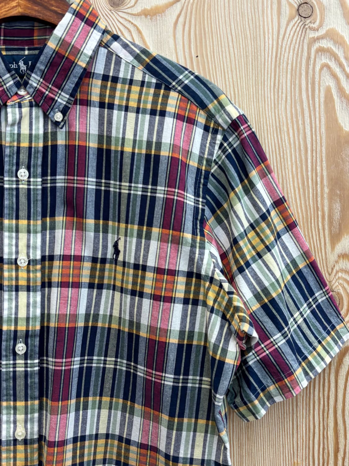 폴로 랄프로렌 체크 반팔 셔츠 상품이미지3