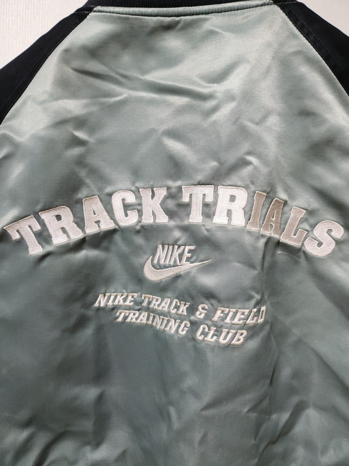 나이키 스타디움 점퍼 블랙/카키그레이 야구잠바 L 상품이미지3