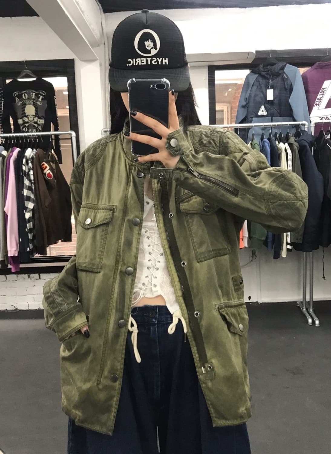 디젤 그런지 밀리터리 자켓 상품이미지1