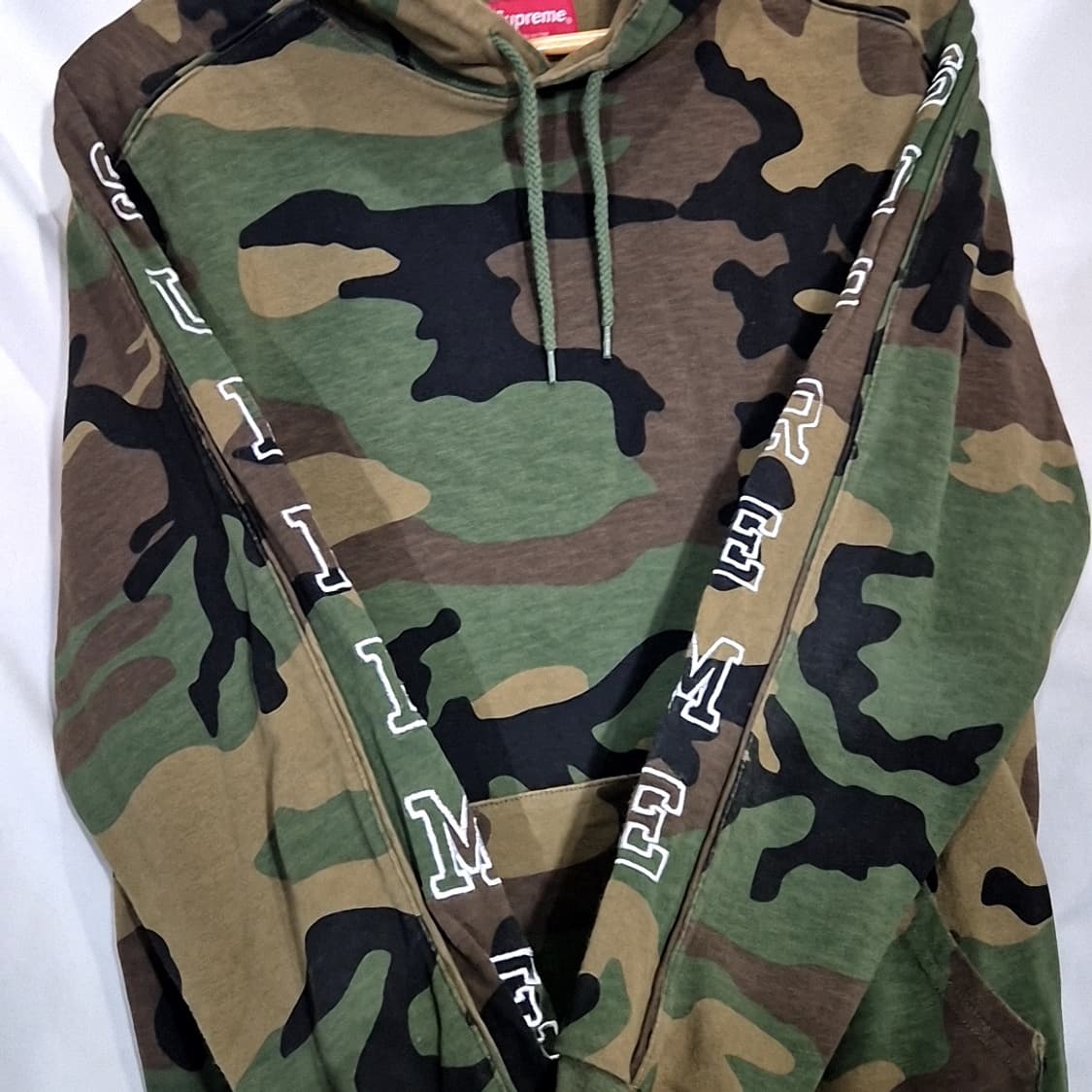 슈프림 스펠 카모 후드티 상품이미지2