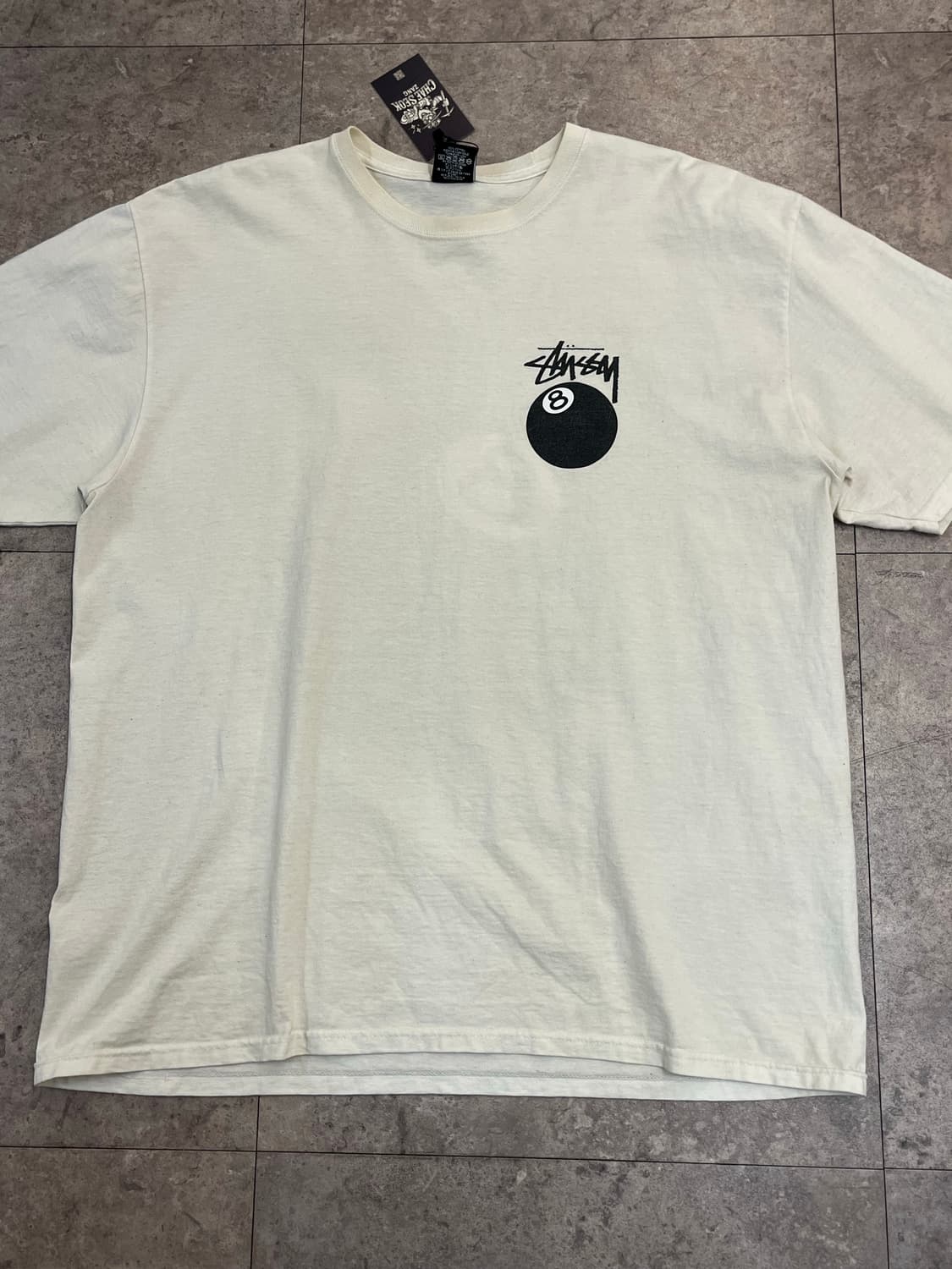 스투시 에잇볼 빅로고 반팔티 XL #csz2760  상품이미지4