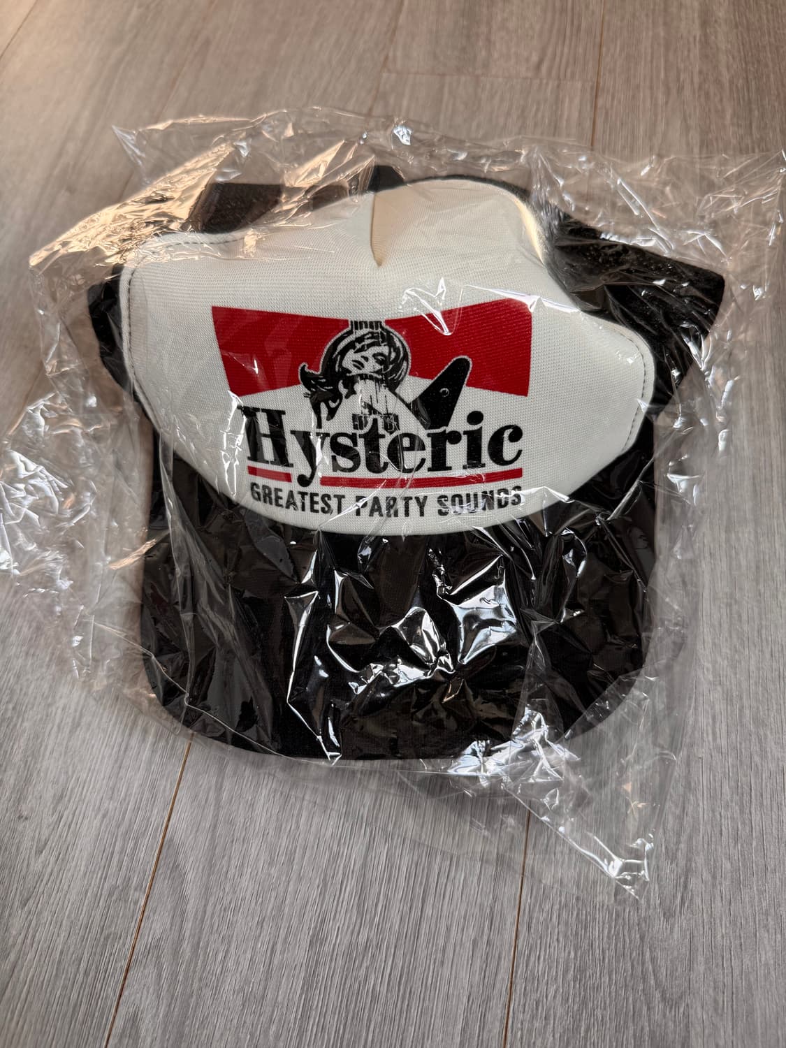 (새상품) 히스테릭 글래머 기타 걸 메쉬 캡 블랙 상품이미지2