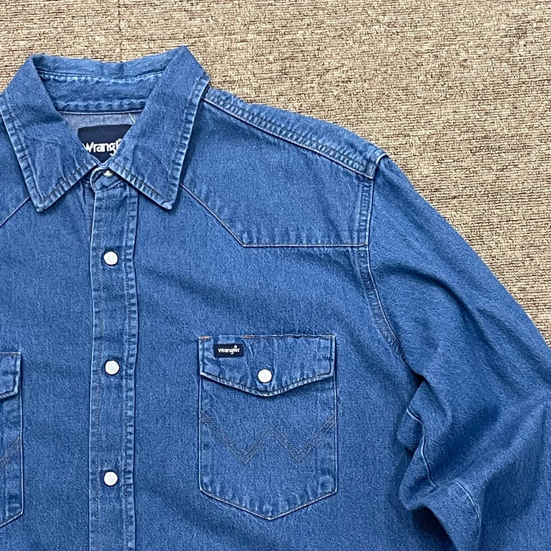 Wrangler 랭글러 웨스턴 데님 셔츠 상품이미지2