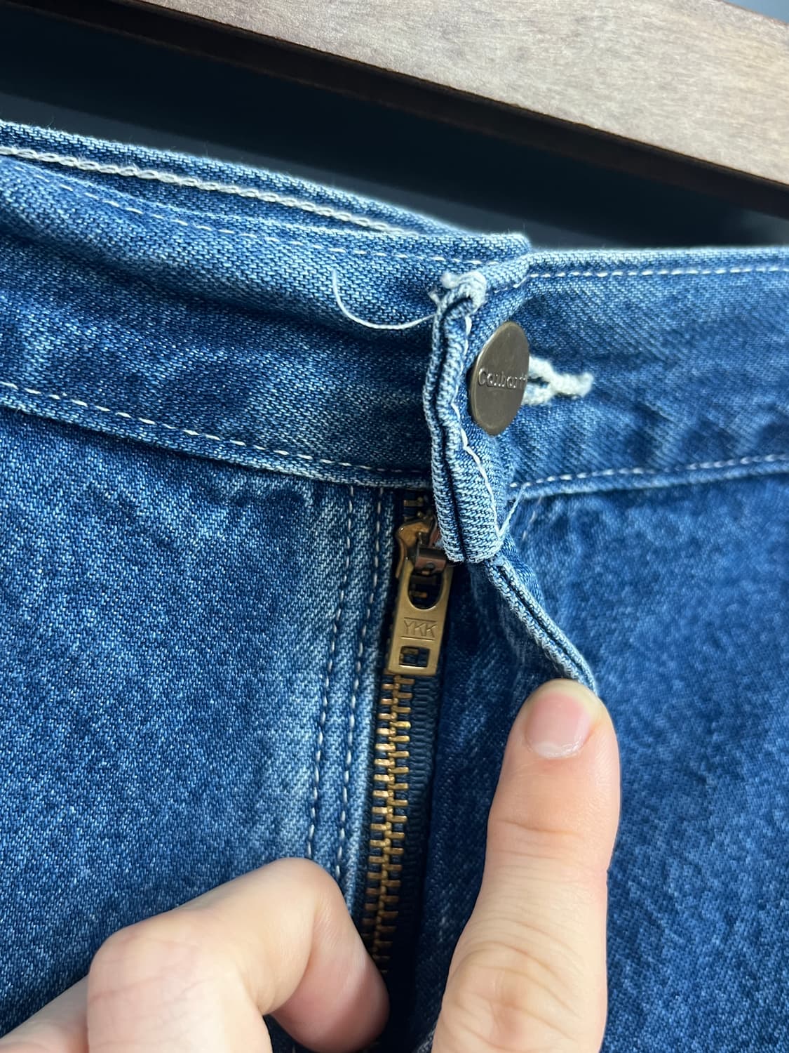 Carhartt 칼하트 워크웨어 카펜터 데님 하프 팬츠 상품이미지5