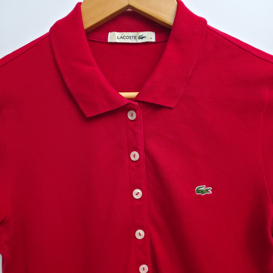[S] 라코스테 레드 카라티 상품이미지2