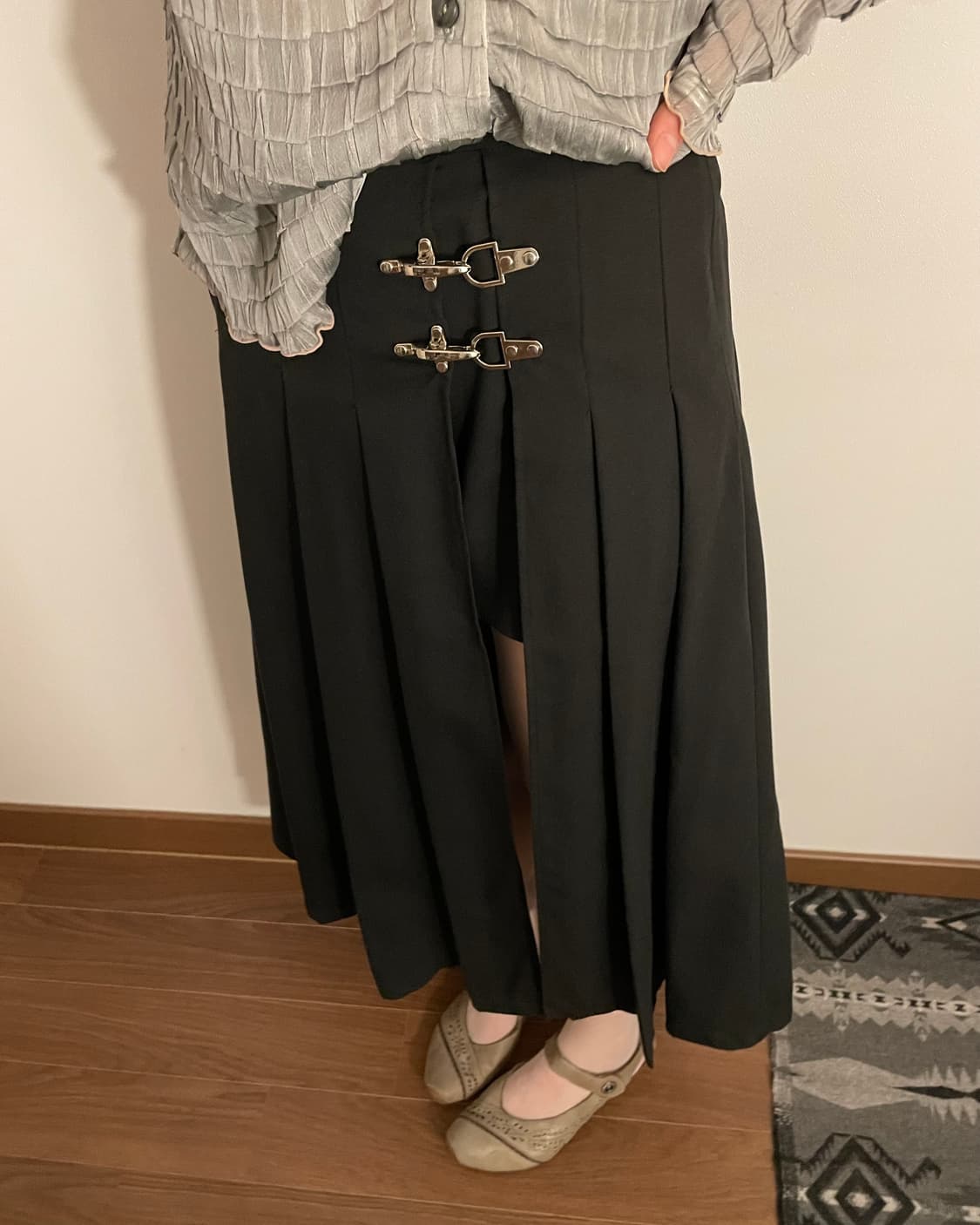Buckle skirt-pants 상품이미지7