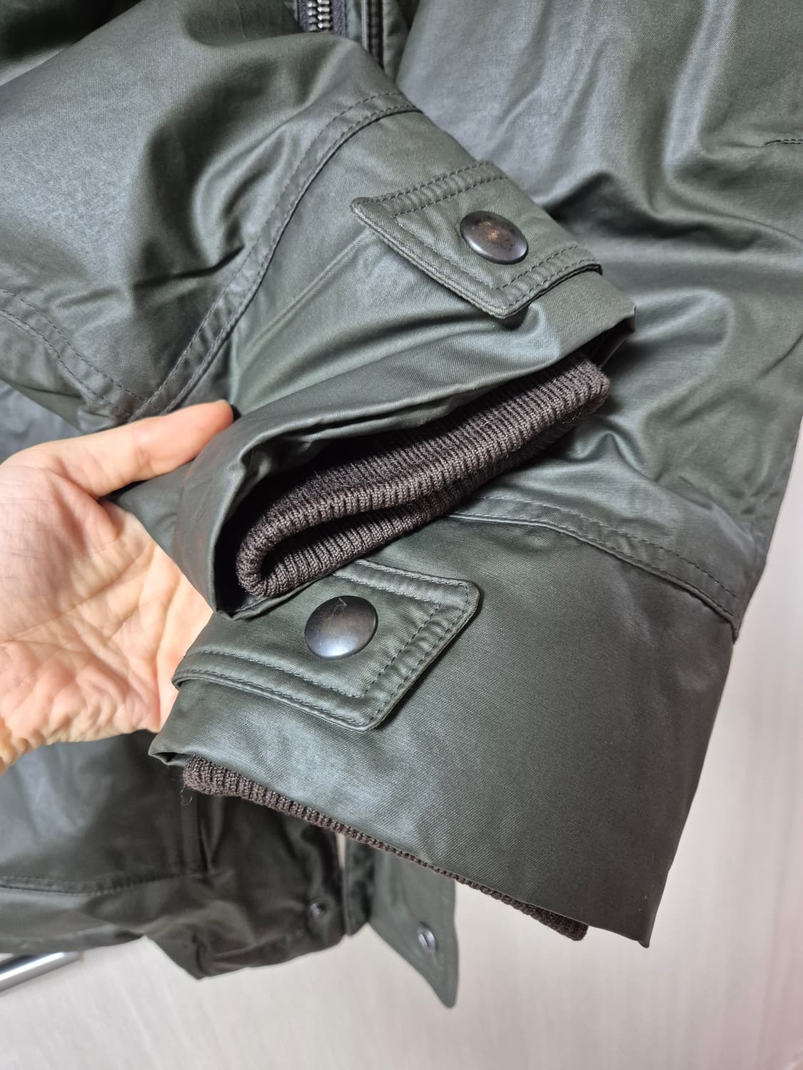 맨온더분 폭스퍼 코팅다운 46 패딩자켓 100  상품이미지7