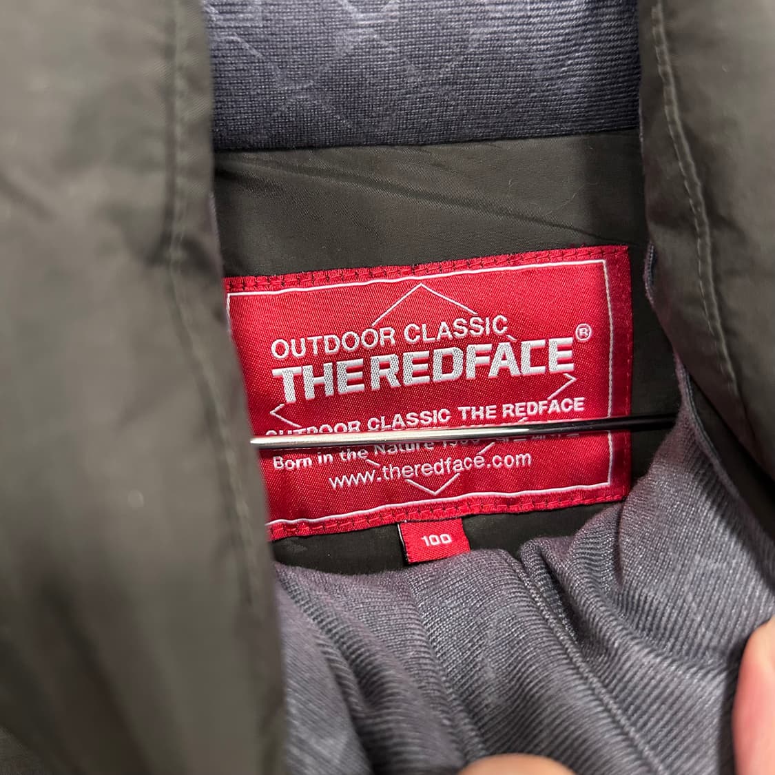 레드페이스 콘트라 덕다운 후드 하프 패딩 상품이미지3