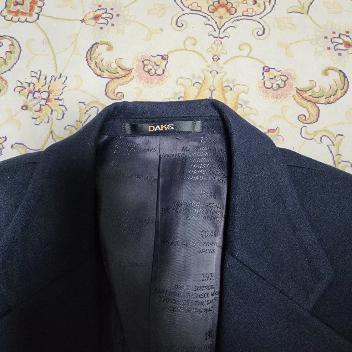 닥스 남성 울&캐시미어 코트 95 상품이미지3