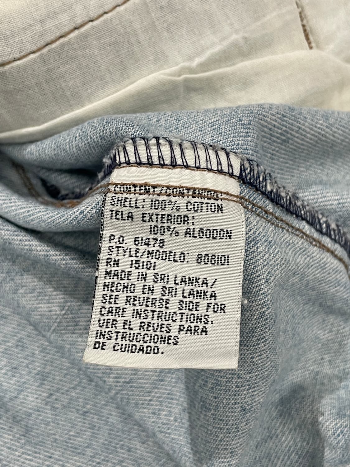 90‘s 랭글러 데님 자켓   상품이미지9