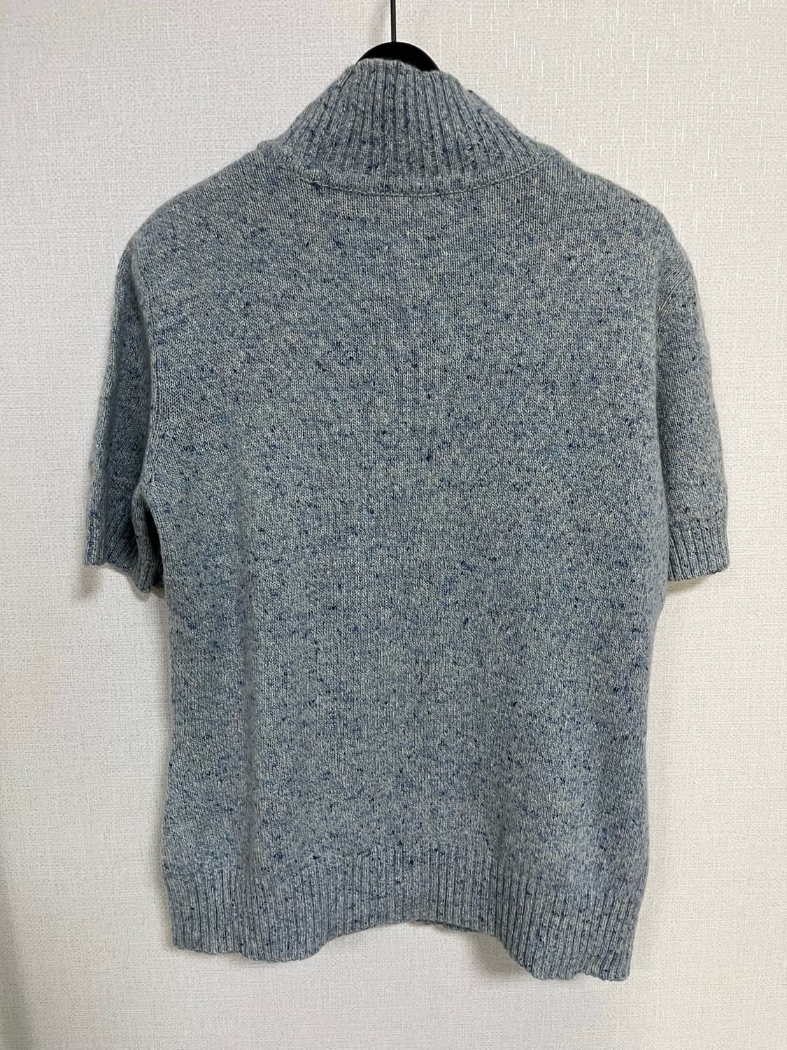 일본 빈티지 캐시미어 100 반팔 니트 상품이미지2