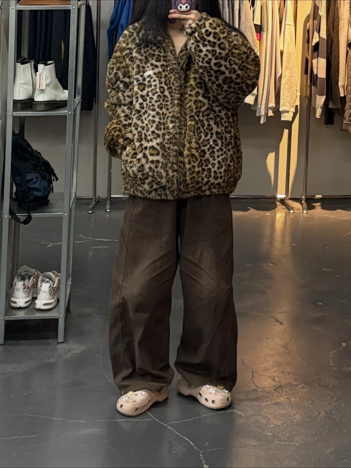 세인트페인 레오파드 퍼 자켓 A2842 상품이미지1