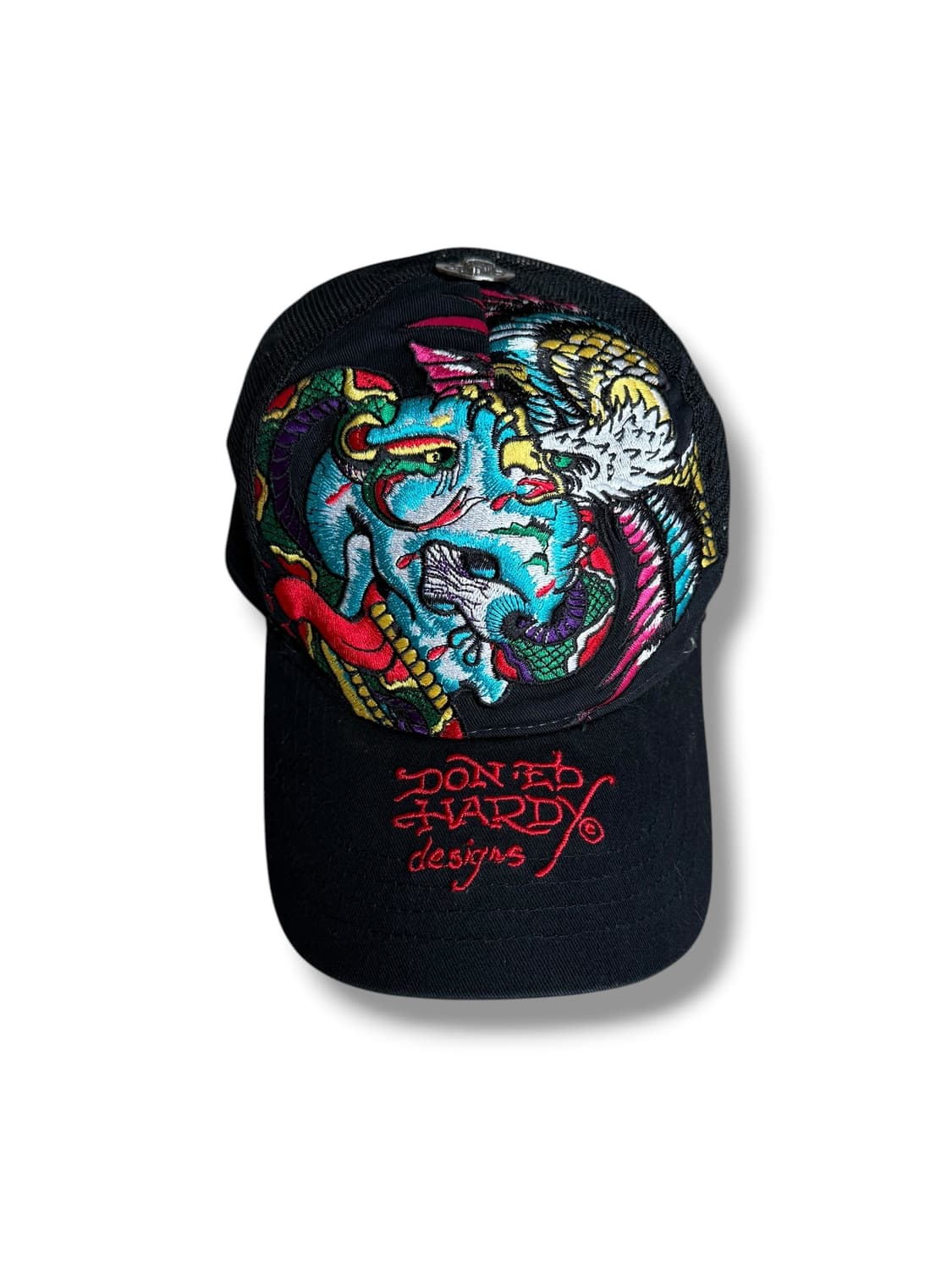 에드 하디 블랙 자수 메쉬캡 상품이미지2