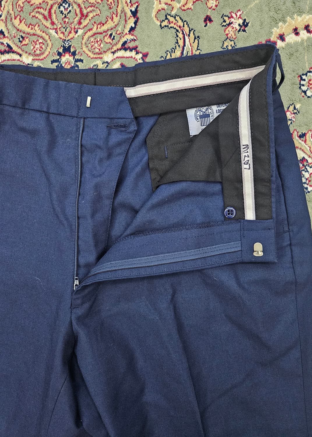 [최종할인] USAF 미공군 네이비 울 서비스팬츠 37R 34-35 상품이미지3