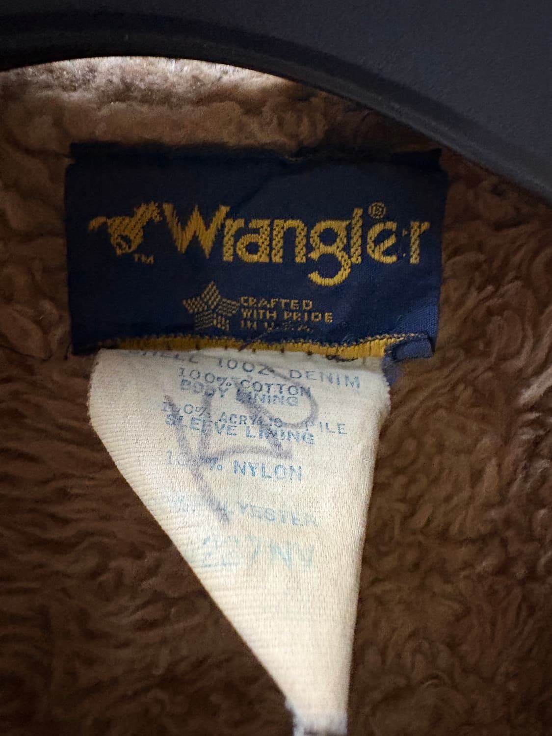 80’s 랭글러 쉐르파 데님자켓 made in u.s.a 상품이미지4