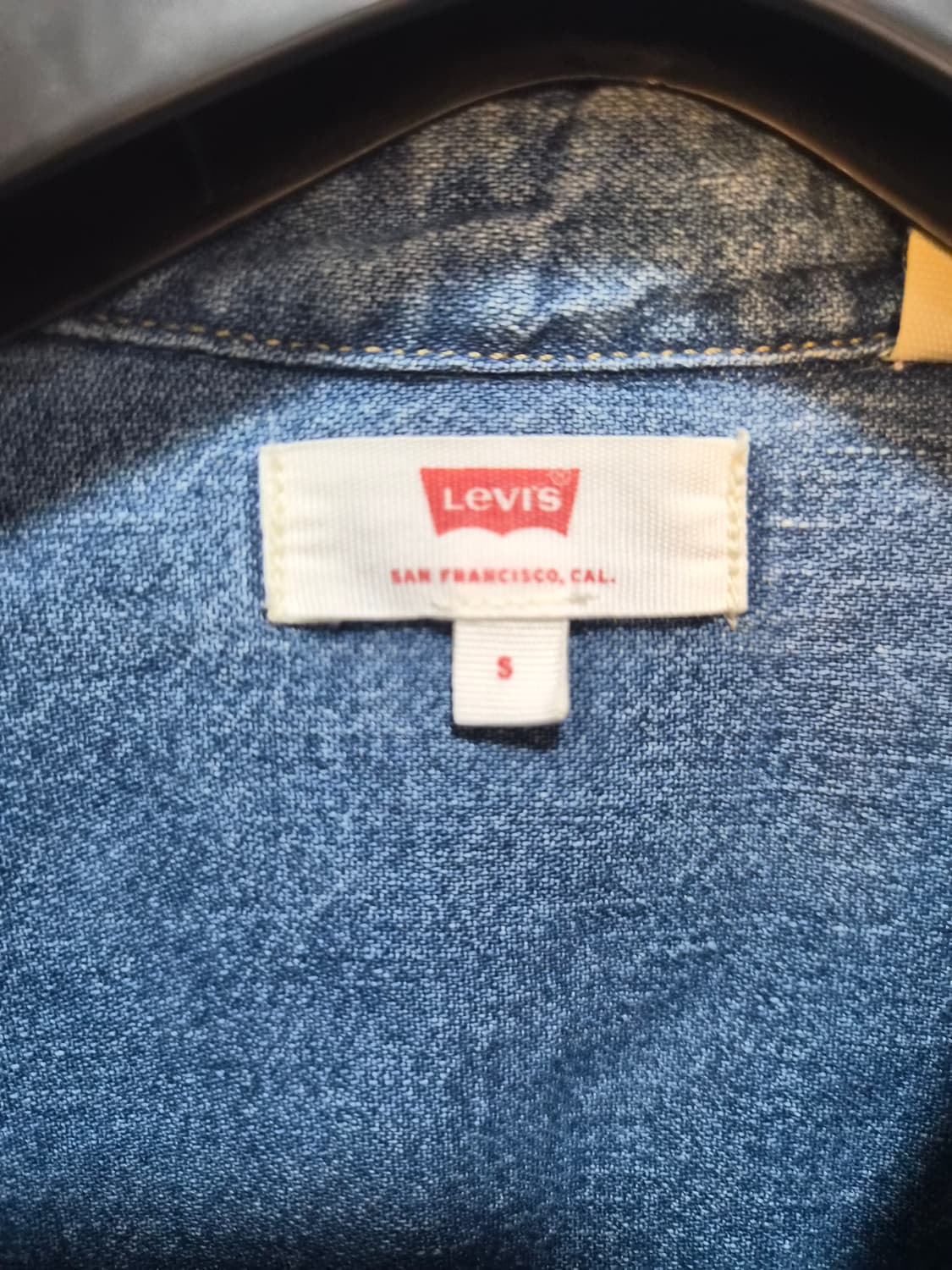 우먼 S) 리바이스 데님 웨스턴셔츠 원피스 팝니다 상품이미지3