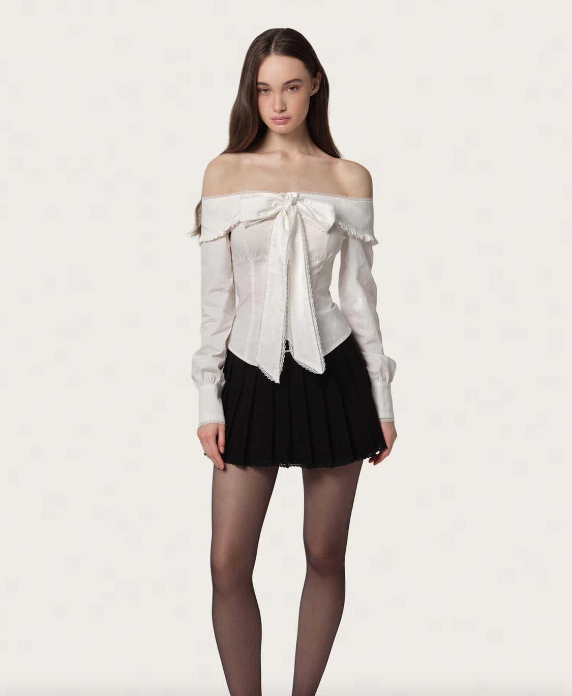 클리시어 비러브드 리본 블라우스 beloved ribbon blouse 상품이미지1