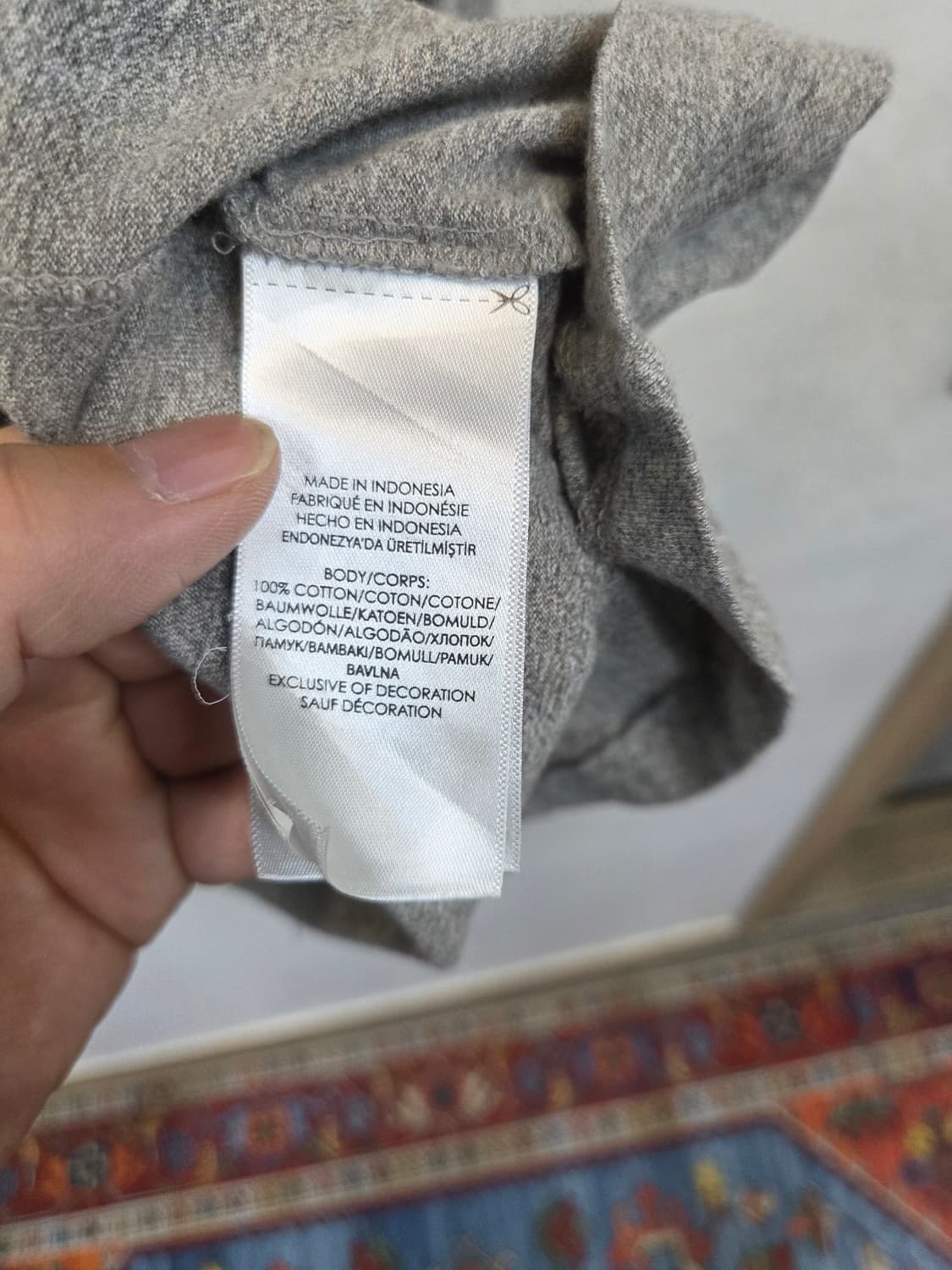 폴로랄프로렌 와이드 유넥 롱슬리브 긴팔 L 커스텀 슬림핏 상품이미지5