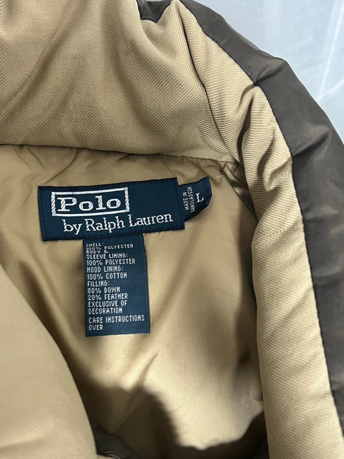 폴로 랄프로렌 다운 패딩 L 상품이미지3