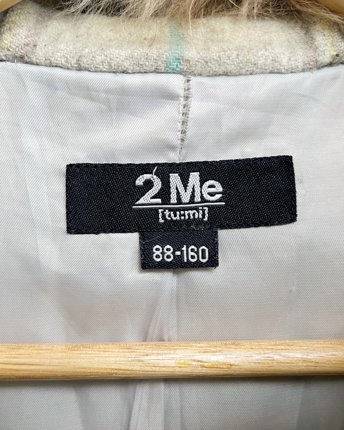 올드 빈티지 퍼 후드 울 자켓 상품이미지7