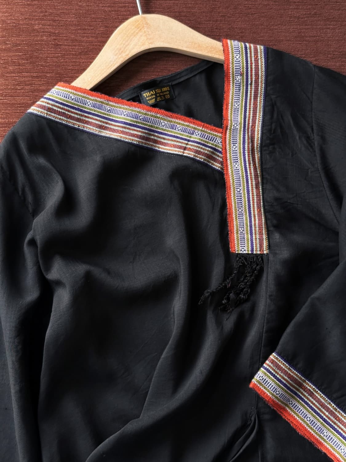 100% Silk fabric design collar P/O 상품이미지2