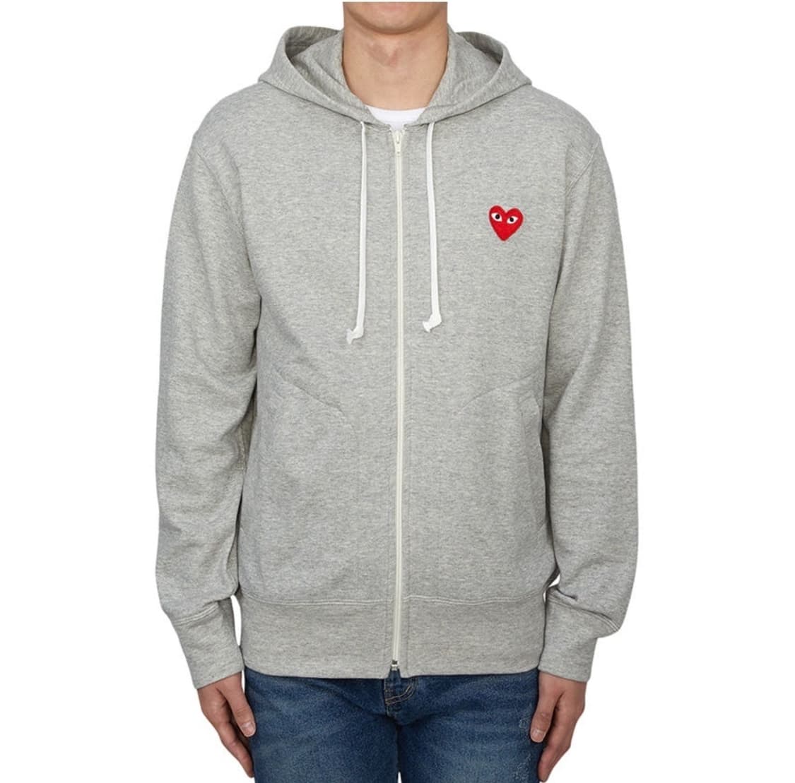 꼼데가르송 후드집업 그레이 L 상품이미지1