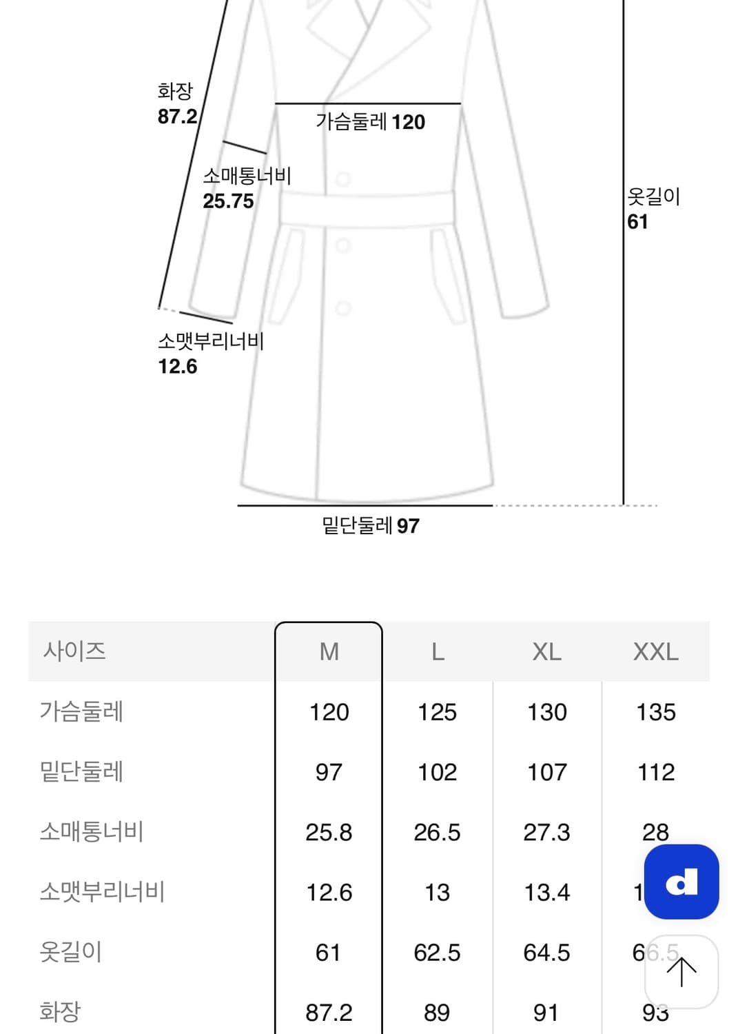 에잇세컨즈 라이더 자켓 블루종 m사이즈 정가 109,900원 상품이미지10