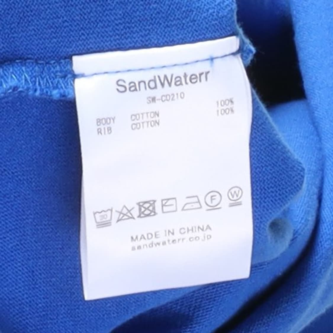 샌드워터 SandWaterr Cotton T-shirt

 상품이미지8
