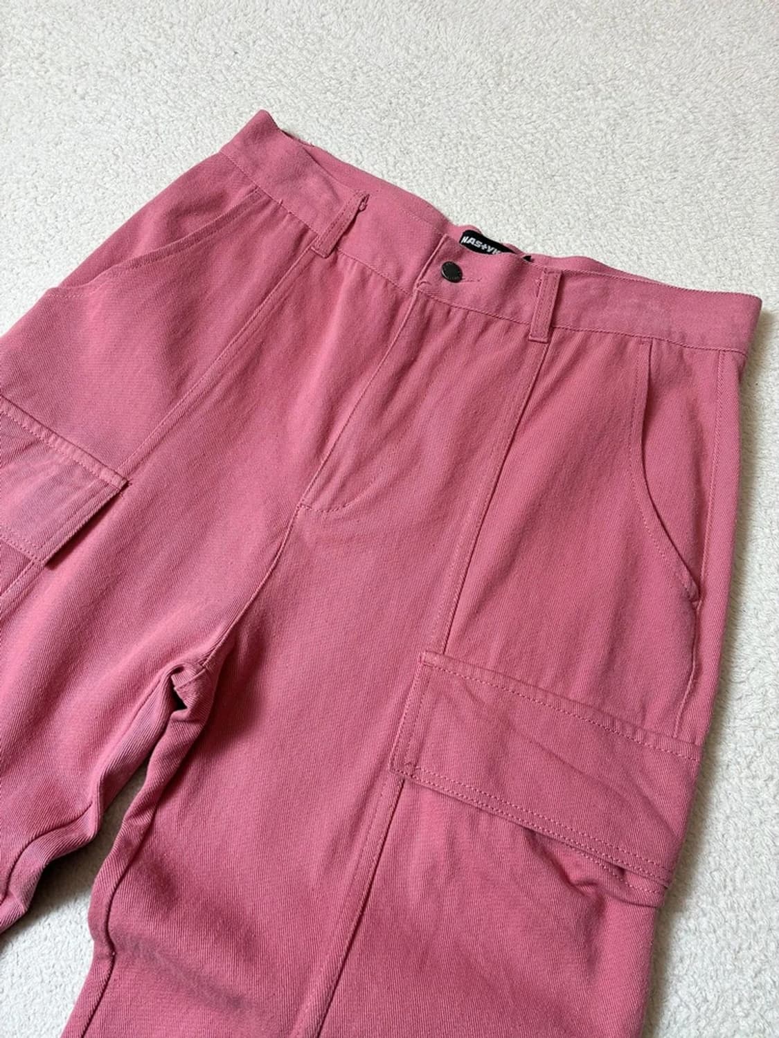 네스티킥 Y2K 핑크코랄 카고 팬츠 PN7787 상품이미지3