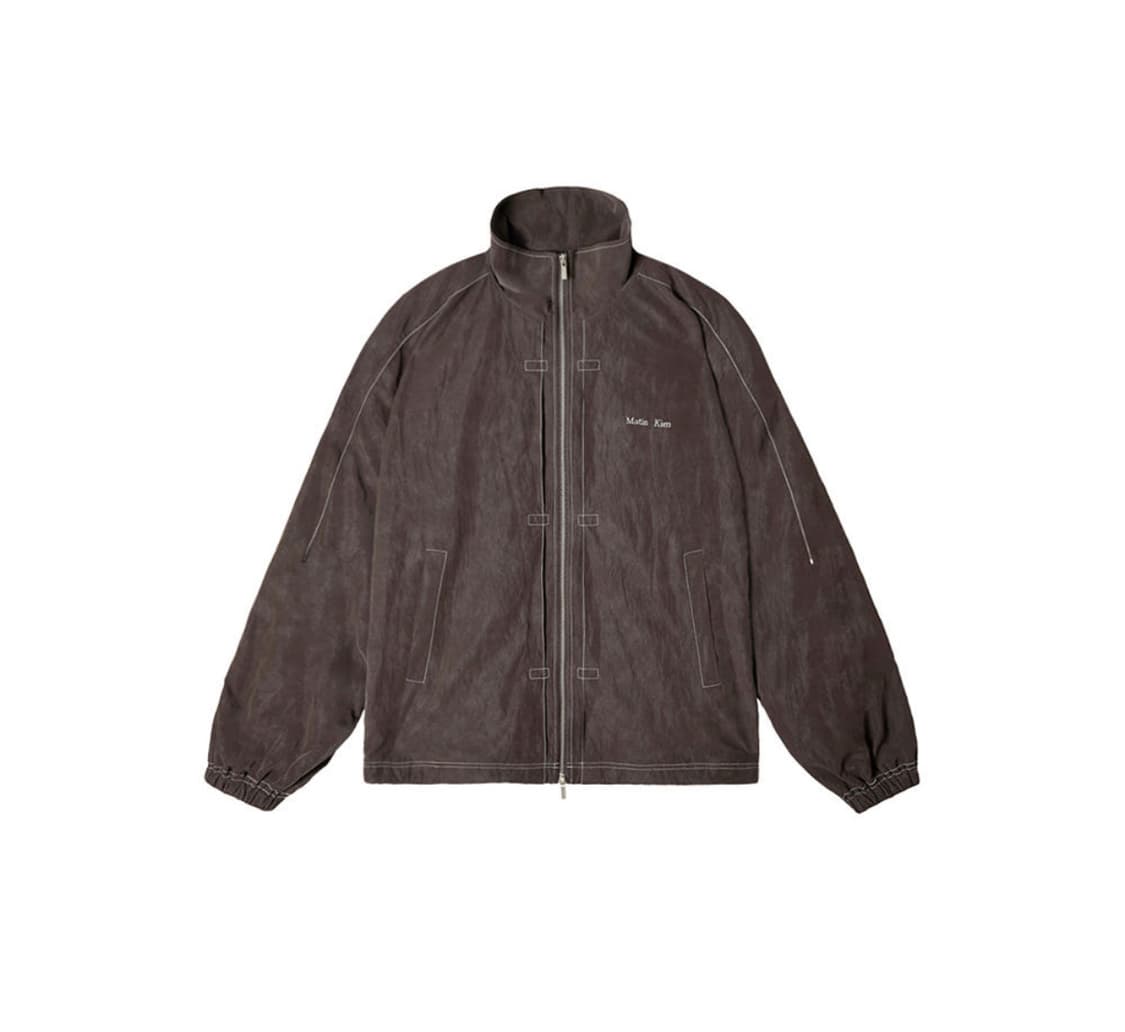 STITCH POINT HIGH NECK JUMPER IN BROWN 상품이미지1