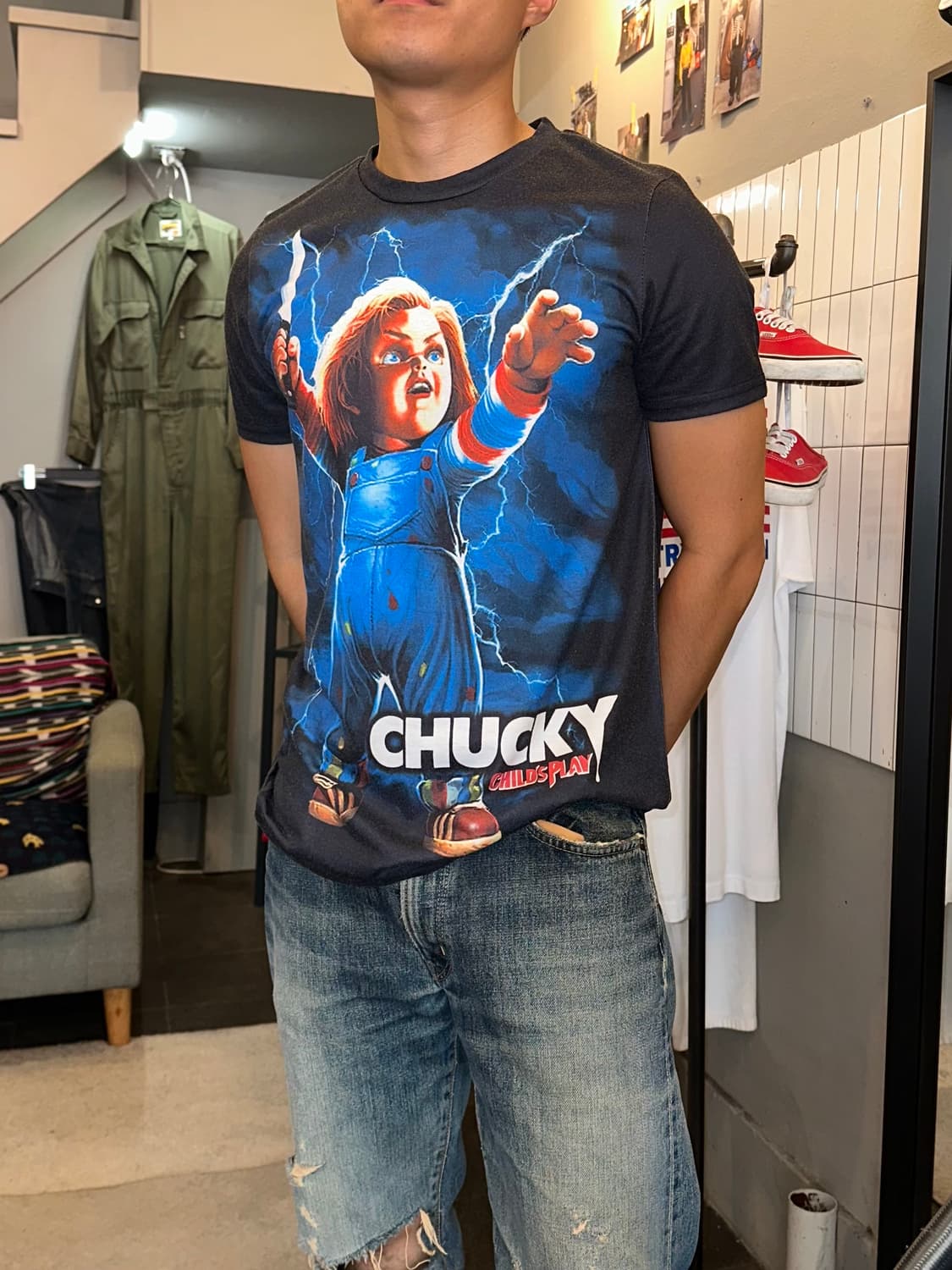 Chucky Child’s Play logo material T 상품이미지2