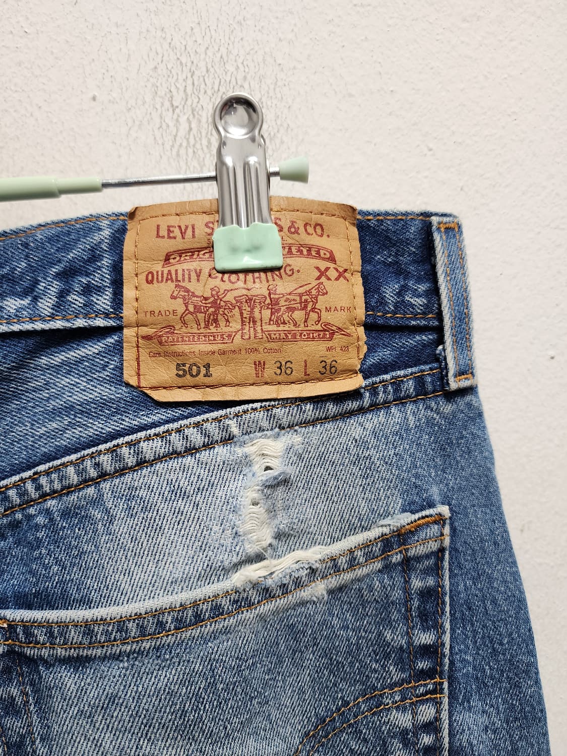 리바이스 501 빈티지 청바지 상품이미지5