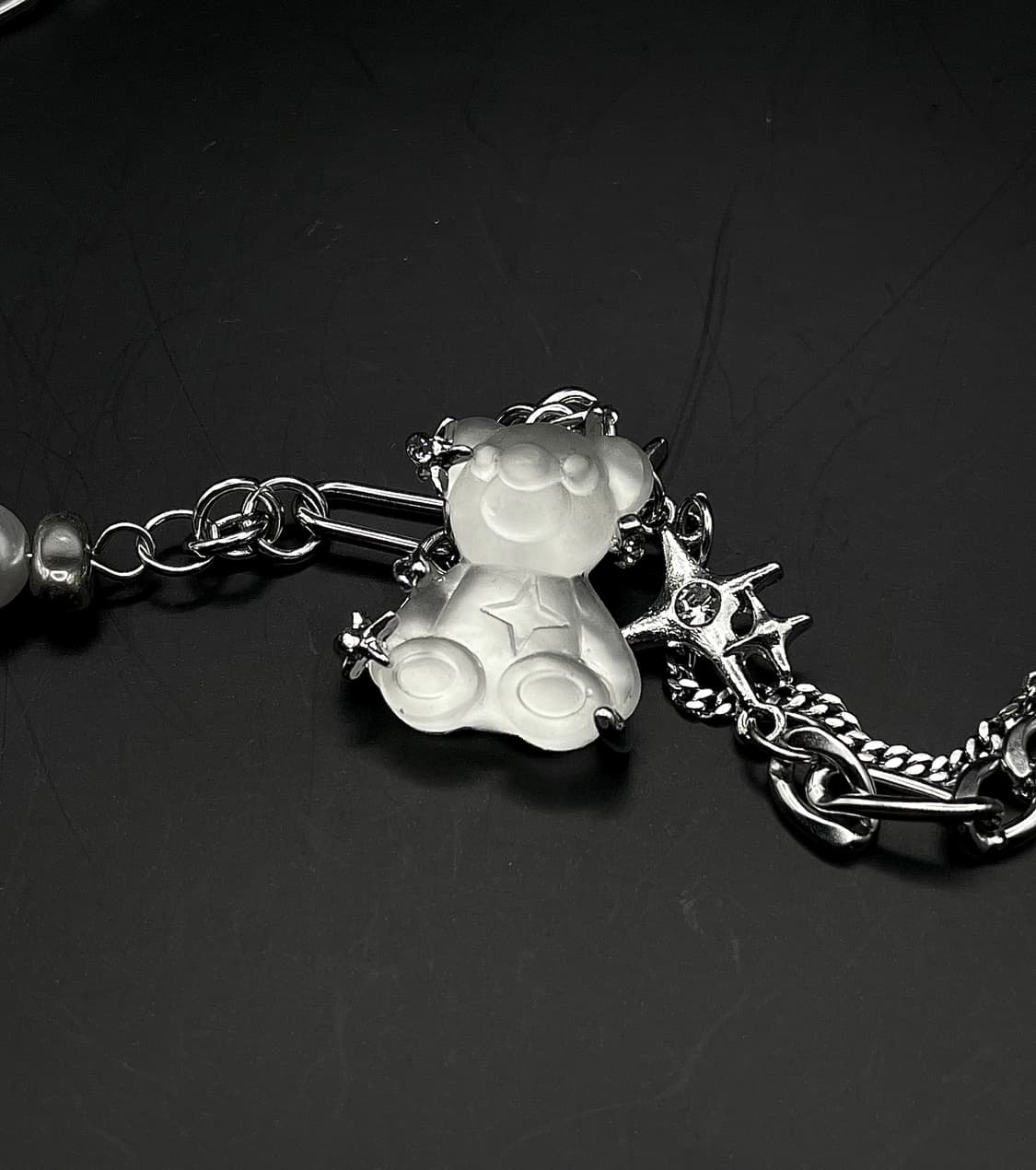 pcr053 Nerd teddy bear necklace 상품이미지5