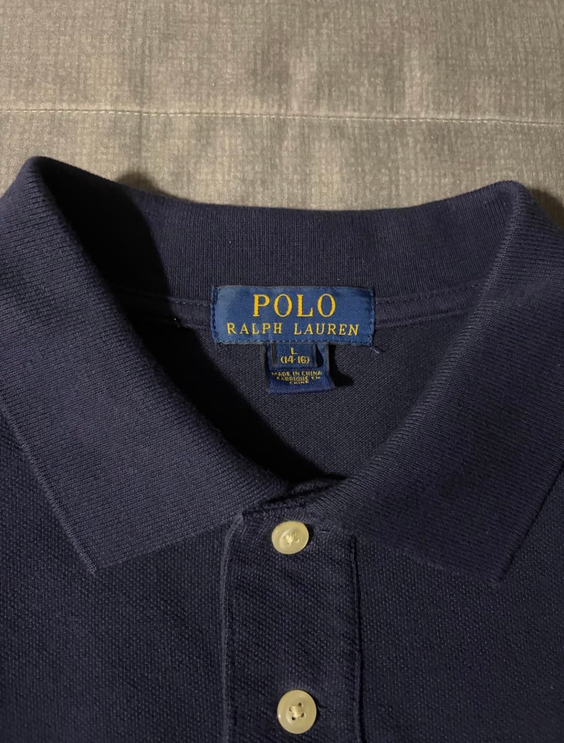 정품)폴로 랄프로렌 긴팔 카라티 상품이미지3