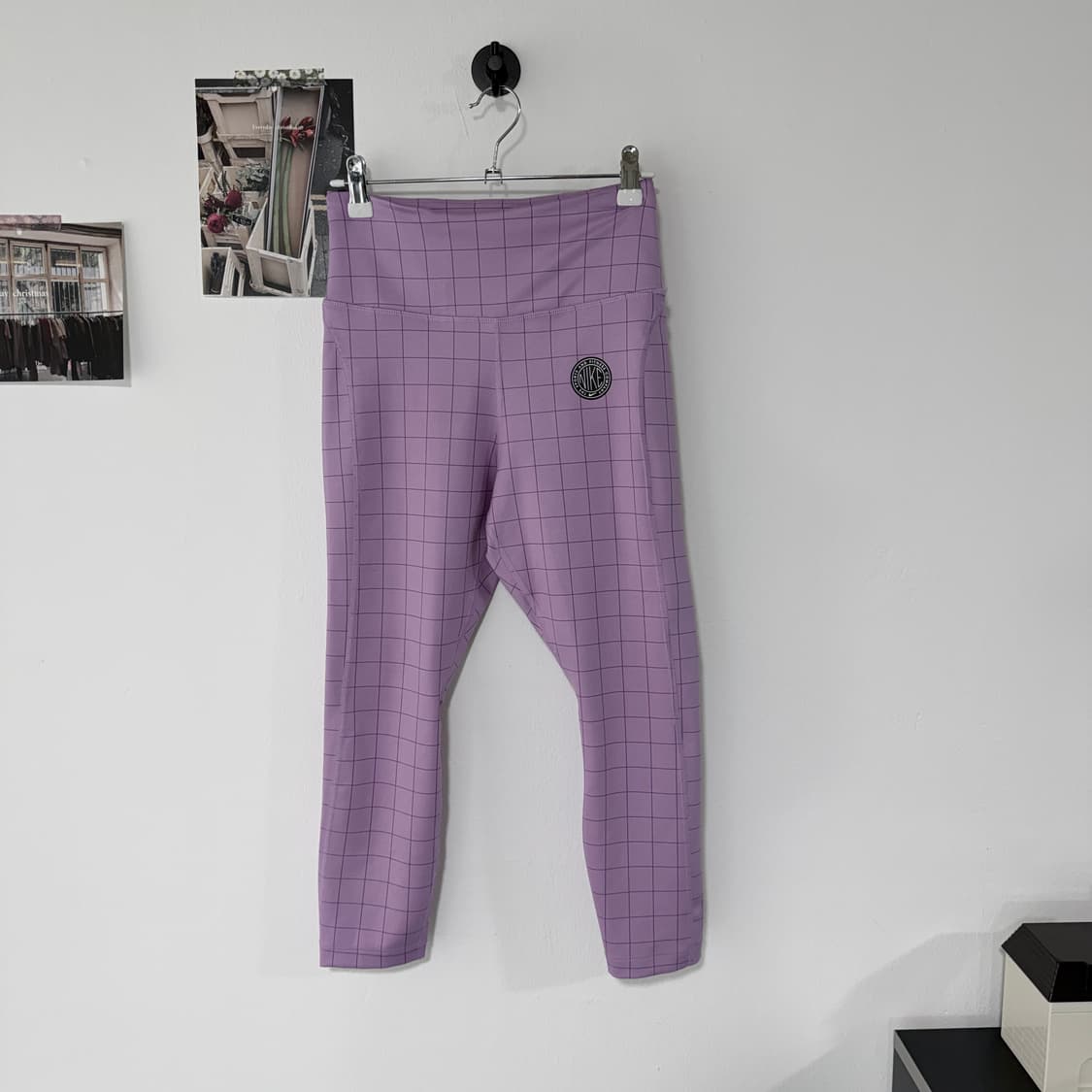 [S] 나이키 레깅스 체크 퍼플 상품이미지1