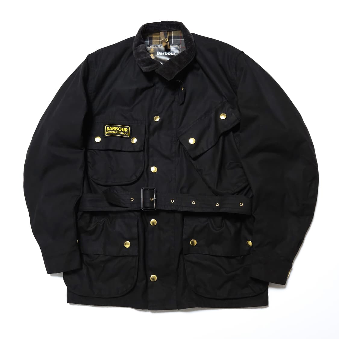 바버 A7 인터내셔널 오리지널 왁스 자켓 블랙 상품이미지1